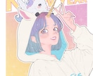 華やかで印象的なイラストを制作します 装飾まで美しく描き込みます|商用利用◎ イメージ9