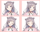 キャラデザからLive2Dモデルまで制作します VTS向けVtuberモデルのオーダーメイド イメージ2