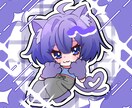 商用利用無料！ミニキャラ作成いたします 【VTuber様、アイコン、OCなど】 イメージ3