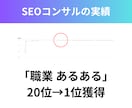検索1位を取るためのSEO対策をお伝えします 狙ったキーワードで上位表示させる方法をまとめてレポート作成 イメージ7