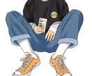あなたの『最強コーデ』をイラストにします アイコンに使えるイラストを描きます◎ イメージ3
