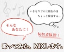 プロに頼むのは緊張する方へ、歌ってみたMIXします 独学者目線で丁寧にサポート。初心者さん歓迎。 イメージ1