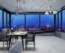 高級感ある3Dインテリアデザインを製作します 住宅・店舗のリアルなパース作成します イメージ3