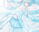 修正何度でも！キラキラで可愛いイラストお届けします アイコン、立ち絵、1枚絵などお描きします◎ イメージ8