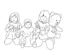 写真からシンプルアイコン、似顔絵描きます SNSのプロフィール画像！自分ロゴ！プレゼント用にもOK！ イメージ5
