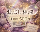 お試し歓迎10名様限定でします 悩みでも占いでも10名さま限定です、 イメージ1