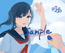 透明感×厚塗りイラスト制作します イリアム用イラスト、立ち絵・キャラクターデザイン・1枚絵など イメージ7