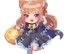 SD(デフォルメ)キャラ作成します Vtuberさんのグッズや配信に！ イメージ2