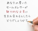 あなたのセールスレターが適切なものに変わります 適切な添削であなたの文章が読み手をさらに引きつけるものに イメージ2