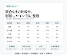 競合5社を調査し比較表＋出典付きで整理します 公式情報を優先し、事実と分析を分けて整理します イメージ2