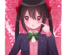 きらきらした女の子のイラスト描きます かわいい女の子限定になります！ イメージ3