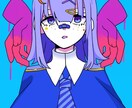 イラスト作成します ポップでダークなイラストを描きます。 イメージ2