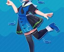 キャラクターイラスト描きます 明るくキャッチーでかわいい絵柄！ イメージ1