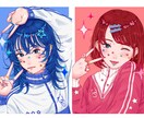 リアルなテイストの女の子イラスト描きます パッと目を引くイラストが欲しい方へ イメージ2