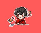 アニメ風のアイコンを書かせていただきます ゆるっとしたようなミニキャラを書かせていただきます。 イメージ1
