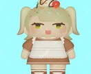 3Dでむっちりかわいいデフォルメキャラを作成します YouTubeやSNSのアイコン、グッズ作成などにおすすめ！ イメージ3