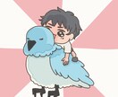 SNSでのアイコンを描きます ◎人間や動物のゆるいイラストが得意です◎ イメージ2