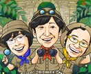 データだから色んな用途に使える！似顔絵描きます 似てるは当たり前！もらって嬉しい似顔絵をお描きいたします！ イメージ4