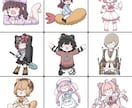 実績100体以上！ゆるいイラストを制作します 商用利用〇 どのようなポーズにも対応しています！ イメージ2
