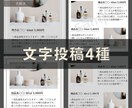インスタテンプレcanvaで作成します 自分で編集可！素材を引き立たせるシンプルモダンなデザイン イメージ3