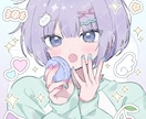 かわいいイラスト・1枚絵 作成します SNSや動画・配信用、アイコン、立ち絵など イメージ1