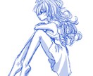 落描き風イラストアイコン描きます アイビスペイントで描きます。早めに制作できます!! イメージ1