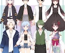立ち絵＆Live2Dモデリングのセット制作★します Vtuber Live2D アバターの制作サービスです！ イメージ6