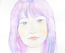 水彩で優しい雰囲気の似顔絵を描きます アイコンや誕生日のプレゼントに現役美大生が心を込めて イメージ6