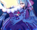アニメ配色と厚塗りで重厚感のあるイラストを描きます 可愛いからかっこいいまで一つ一つ丁寧にイラスト制作します！ イメージ8