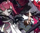 歌ってみた、MV用イラスト制作します アニメ塗りのコントラスト強めのイラストを制作します! イメージ1