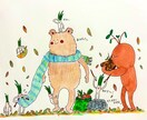癒しの森の空気を添えるイラストを描きます 手描きのぬくもりで、あなたのブランドにやさしさを イメージ1
