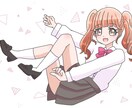 商用利用可！可愛らしいイラスト描きます 親切丁寧を心がけています。女児アニメイラストはぜひお任せあれ イメージ4