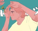 キャッチーなオリジナルイラスト制作します リクエストを可能な限り反映した唯一無二の作品をお届けします！ イメージ3
