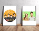 可愛い過ぎないコミックタッチで似顔絵描きます ★SNSアイコンや、PR用素材、プレゼントに大好評！ イメージ8