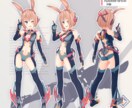 商用可、オリジナル３Dキャラクターを製作いたします VRC、VTuberなど、キャラデザインから一貫化サービス！ イメージ2