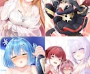 かわいい！セクシー！高品質なイラストをお描きします キービジュアル、サムネイル、グッズ、壁紙などに イメージ1