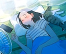 一枚絵描きます 動画やヘッダーにも使える、こだわりの一枚を描きます！ イメージ4