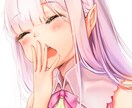 可愛い萌え系イラスト描きます アイコンや1枚絵、Ｖ中バー、同人、オリジナル、ヘッダー イメージ1