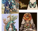 脳裏にこびり付く！インパクト絶大なイラスト作ります 圧倒的対応力でご要望に応じたモチーフでデザイン致します！ イメージ2