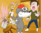 とぼけ顔が愛しい！デフォルメ犬イラストお描きします 見れば見るほどクセになる、あの子のとぼけ顔 イメージ5