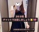 チャットで20分間お話を聞きます 時間内無制限でどんなお悩み相談や、お話も聞きます♪ イメージ1
