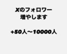 Xの日本人フォロワー増やします +50人〜最大10000人★懸賞垢なし イメージ1