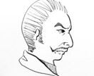 手描き横顔イラストとあいうえお作文かきます ユニークな手描きイラストをお探しの方へ！ イメージ3