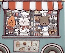 かわいい人物、動物のイラストお描きします SNS、プレゼント、ステッカーなど用途に合わせて作成◎ イメージ1