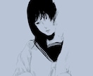 雰囲気のあるアートな女の子描きます 繊細なタッチでデザイン性のあるイラスト イメージ3