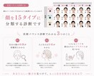 美顔バランス診断似合うメイクをご提案します 美顔バランスから魅力を引き出すﾍｱﾒｲｸをご提案 イメージ4