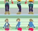 独特な色彩でキャラクター描きます ゲーム用立ち絵・サムネイル・アイコンなど様々なご要望にどうぞ イメージ6