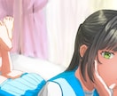 魅力的な女の子のイラスト描きます ストーリーを感じられる絵を描きます。部屋などにも飾れます イメージ2