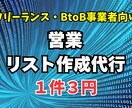 問い合わせフォーム営業のためのリストを作成します 1件3円　問い合わせURLのついたリストを作成します！ イメージ1