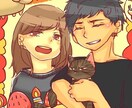 可愛い人物・キャラクターのイラスト描きます SNSアイコンorヘッダー・動画用イラストetc.詳細要望◎ イメージ2